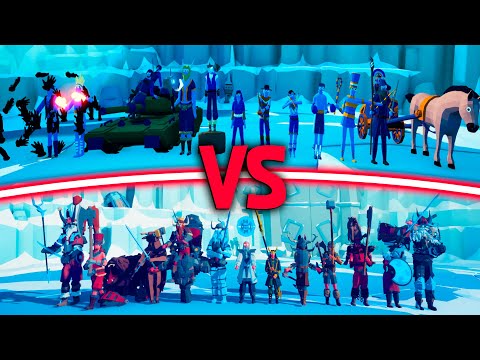 LEGACY TEAM vs DLC VIKINGS TEAM - Totally Accurate Battle Simulator | TABS