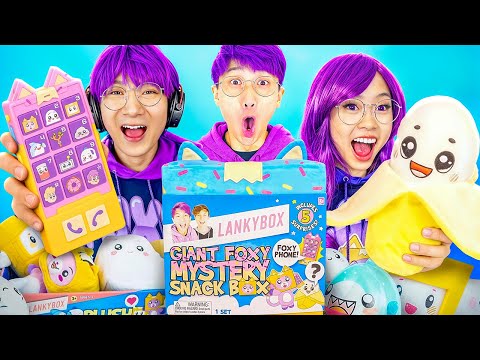 MINI-LANKYBOX UNBOXING *NEW* LANKYBOX TOYS!? (ALL NEW MERCH! *LANKYBOX REACTION!*)