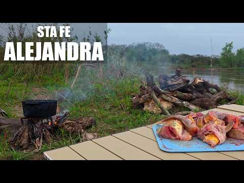 48 Horas de Aventura y Pesca en la Naturaleza Salvaje de Alejandra | Encontramos la Serpiente mas...