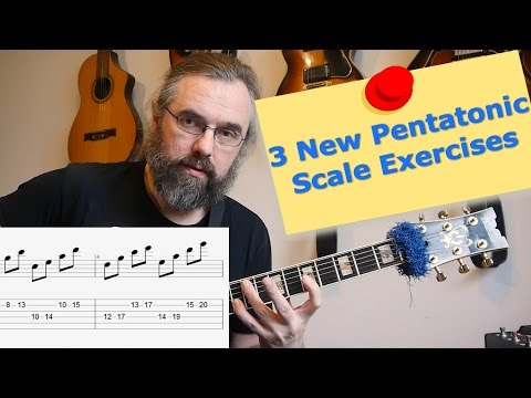 3 Pentatonic Scale Exercises You Never Played - But you want to check them out!