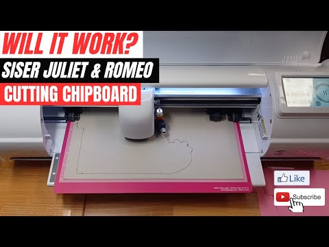 Cutting Chipboard with Siser Juliet or Romeo - Will It Work? Ep 5