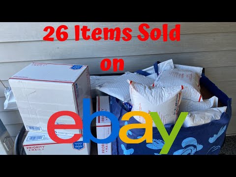 26 Items Sold On Ebay | Lets Pull Ebay Orders