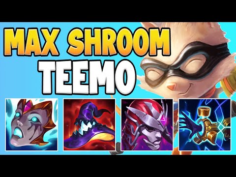 WATCH WHERE YOU STEP! ONE SHROOM AND ITS ALL OVER FOR YOU... MAX SHROOM TEEMO - League of Legends