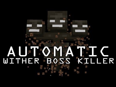 AUTOMATIC WITHER BOSS KILLER - 30 SECONDS - ENTITY CRAMMING EXPLOIT