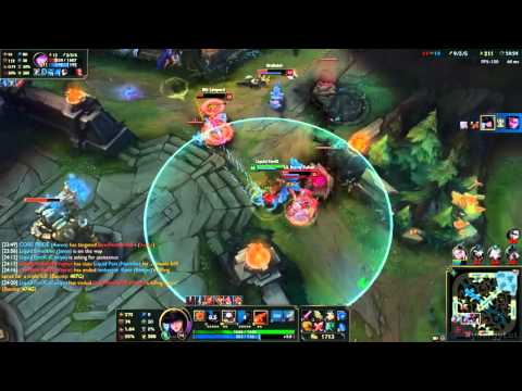 Liquid FeniX and Smoothie - 2vs5 Caitlyn Pentakill - League of Legends