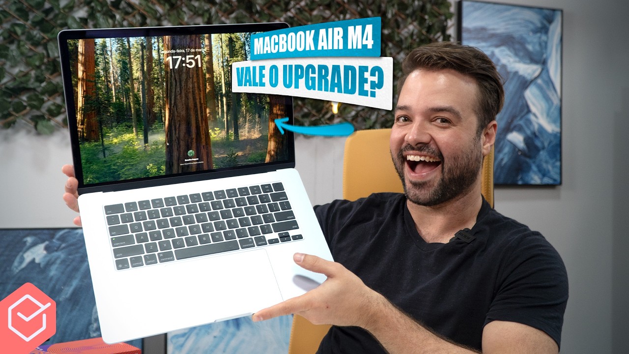NOVO MACBOOK AIR M4! // Unboxing e Primeiras Impressões!