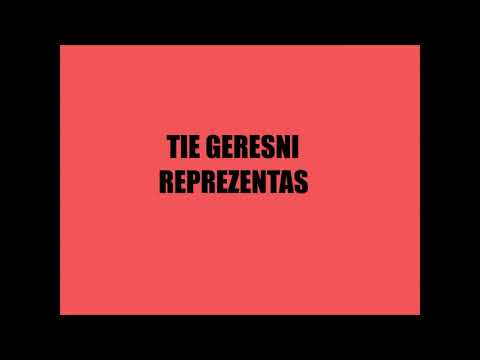 Tie Geresni - Reprezentas