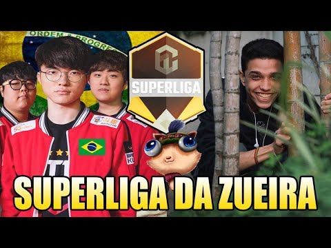 NASCIMENTO DA SKT BRASILEIRA E 4LAN NAS DROGAS - SUPERLIGA DA ZUEIRA