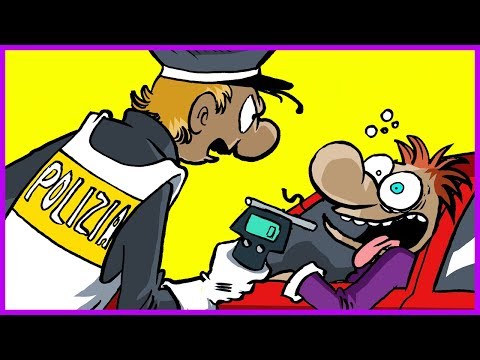 Stati d'ebrezza -  Cose da non fare se hai bevuto alcol -Video divertenti - Vignette in movimento