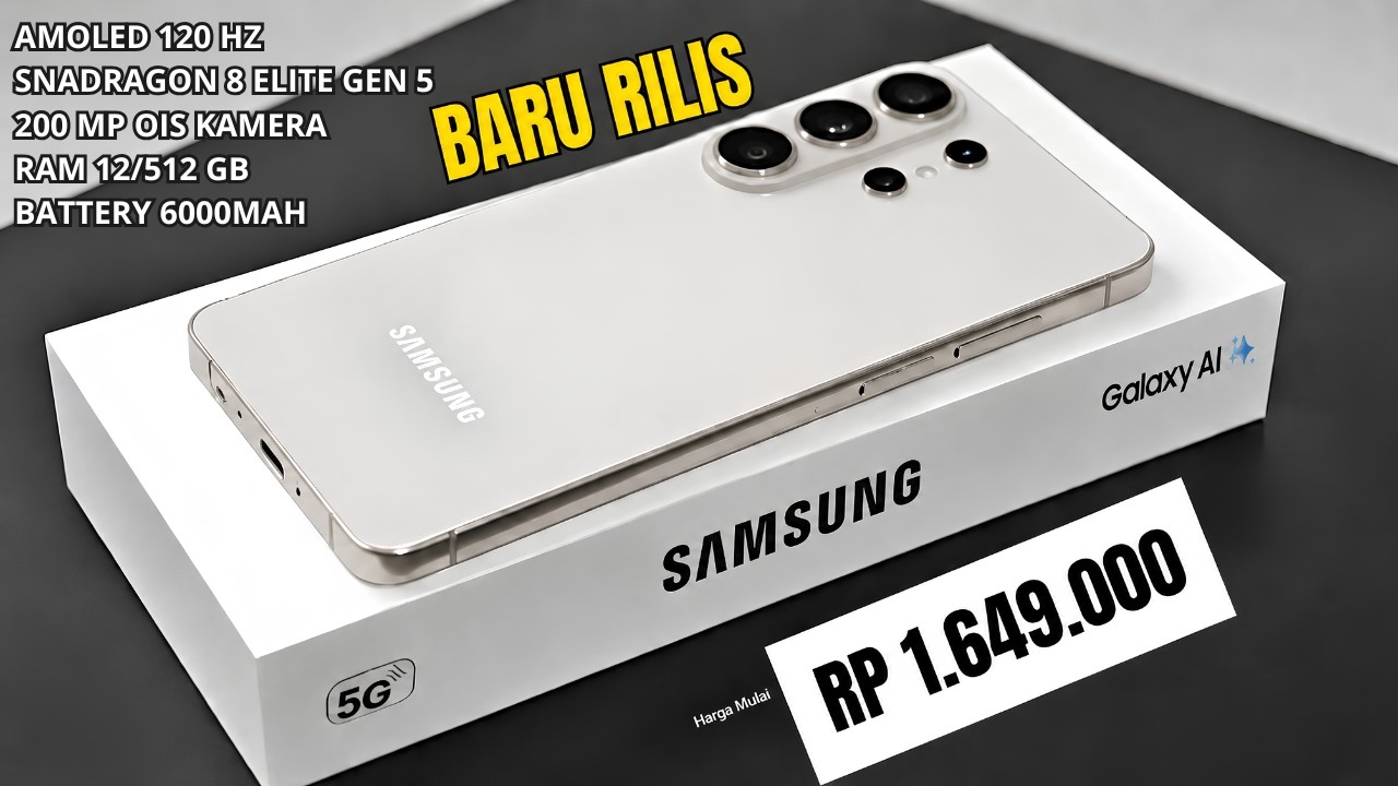 BARU SAJA LAUNCHING‼️6000MAH, RAM 12/512 GB - HP SAMSUNG TERBARU JUNI 2026