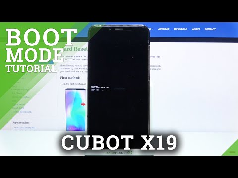 How to Enter Boot Mode on CUBOT X19 – Boot Mode Tutorial