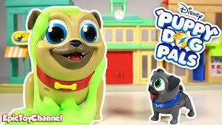 DISNEY PUPPY DOG PALS Surprise Action Bingo & Surprise Action Rolly Puppy Dog Pals Toys