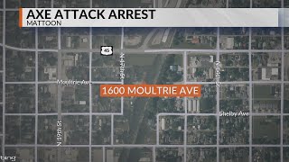Man arrested in Coles Co. for attempted first-degree murder with an axe