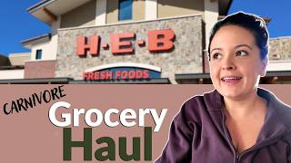 First Time at H-E-B! 🛒 Carnivore Grocery Haul