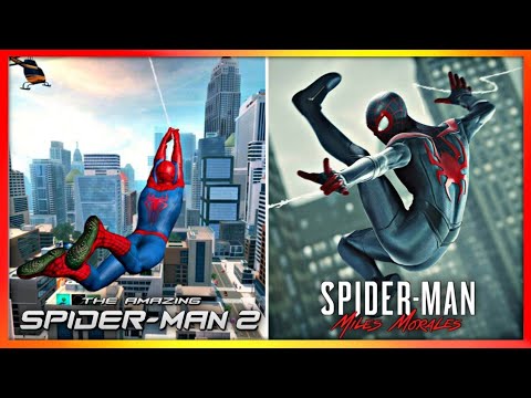 Spider-Man: Miles Morales Vs Amazing Spider-Man 2 | Swinging Comparison | fanmade vs official