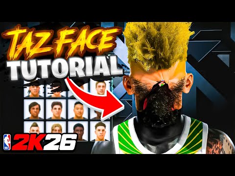 HOW TO GET THE TAZ FACE GLITCH in NBA 2K26 - 2K17 TAZ FACE IS BACK (FULL TUTORIAL)