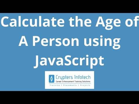 Javascript Calculate The Age Of A Person Using Javascript Date Methods Simple Javascript Code