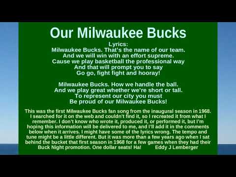 Our Milwaukee Bucks - 1968 Fan Song Recreated