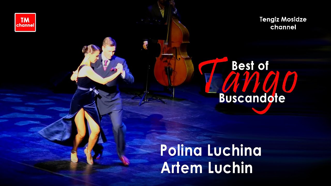 Tango dance performance. Buscandote 💃🕺 Polina Luchina and Artem Luchin with “Solo Tango Orquesta”.