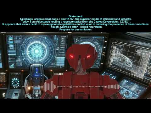 HK-47 Hosts Czerka Corporation | KOTOR AMBIANCE | Star Wars Lore Deep Dive | Czerka Ads