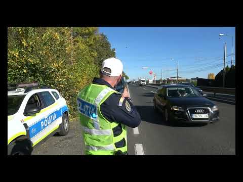 Acțiune în sistem “releu” pe DN6. Zeci de șoferi amendați și permise reținute în Timiș