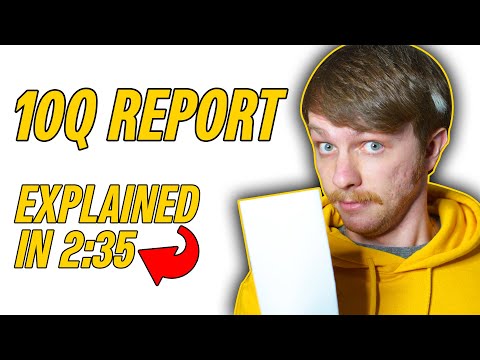 WHAT IS A 10Q QUARTERLY REPORT? (EASIEST EXPLANATION) Straight to the Point #STTP #219