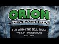 Metallica Rare Demo For Whom The Bell Tolls Work In Progress Demo Early 1984