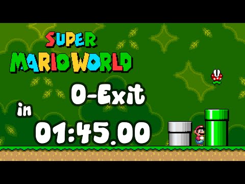 Super Mario World - 0-Exit in 1:45.00