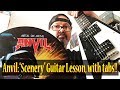 LESSON: How to Play Heavy Metal: *Anvil* - "Scenery" - 1982. Greco MSV-65 1982
