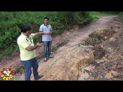 Vereadores Ginho e Chiquinho mostram o perigo da Estrada Monjolo Cachoeirinha e mostra a Vala Gigante.