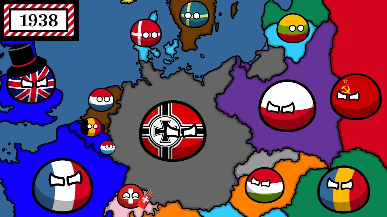 History of Germany 1870-2022 [Countryballs]
