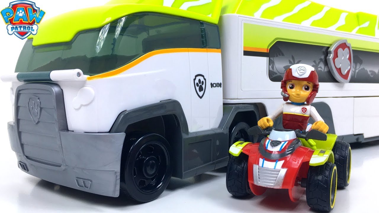 EL NUEVO CAMION PATRULLADOR DE LA PATRULLA CANINA PATRULLA BUS SELVA - PAW PATROLLER JUNGLE RESCUE