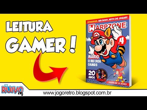 Revista WarpZone N° 4 - Dica de Leitura GAMER