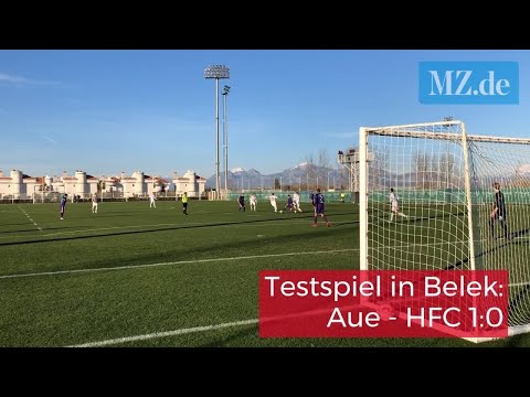 HFC - Erzgebirge Aue: Eindrücke vom Testspiel in Belek