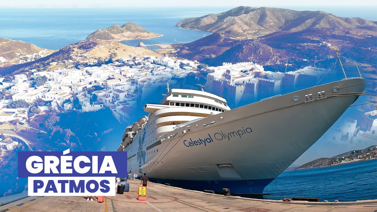 Como é um CRUZEIRO pelas ILHAS GREGAS? Ilha de PATMOS | Ep.1