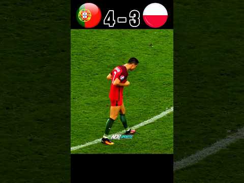 When Ronaldo Destroyed Lewandowski | Portugal vs Poland 2016☠️☠️