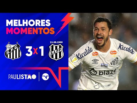 GIULIANO MARCA DUAS VEZES, PEIXE BATE A PONTE E SEGUE 100%! | SANTOS 3 X 1 PONTE PRETA
