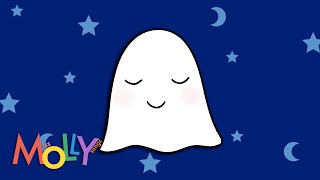 Little Ghost is Tired (and It's Time to Go to Sleep): A Halloween Song | Miss Molly Sing Along Songs