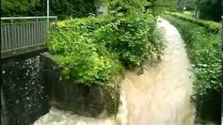 preview picture of video 'Kaibach in Donauwörth am 10.06.2013 zur Hochwasser Zeit'