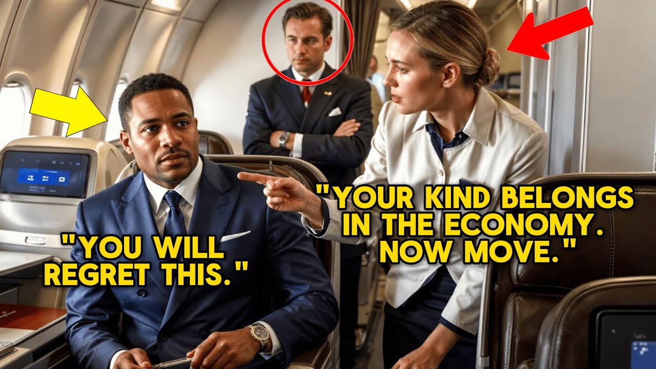Black CEO Removed from Business Class for White Passenger — Fires Entire Flight Crew After Landing!