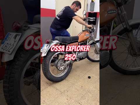 Ossa Explorer 250 tune-up. #motorcycle #engine #ossa #ossansloveth #workshop #tutorial