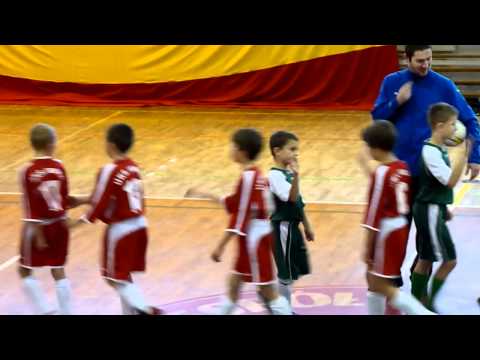 Iskra - Lechia, przywitanie przed meczem