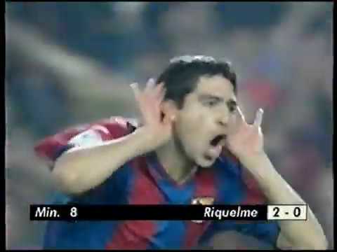 FC Barcelona: 6 - Racing de Santander: 1 (Jornada: 27 - 2002/03)
