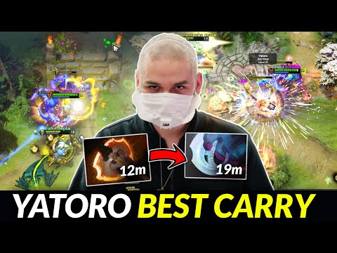 Yatoro Anti-mage - IG.Emo pick supporter to support him