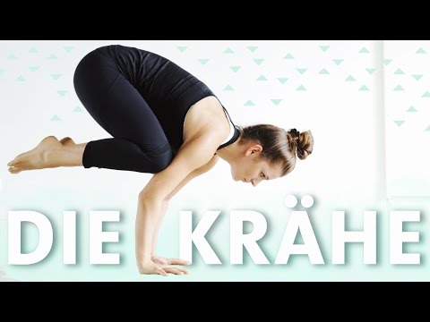 Yoga Krähe Crow Pose lernen für Anfänger in einfachen Schritten | Bakasana
