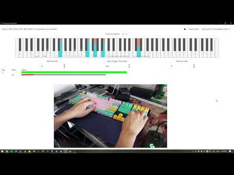 scuffed wooting analog midi test on wooting two lekker