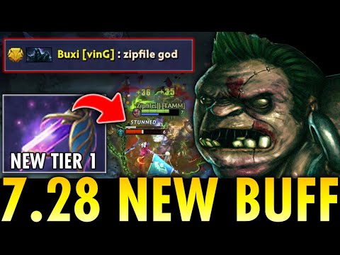 NEW INSANE TIER 1 BUFF 7.28!! He Admitted Zipfile as Pudge God in this New Patch | Genius Pudge