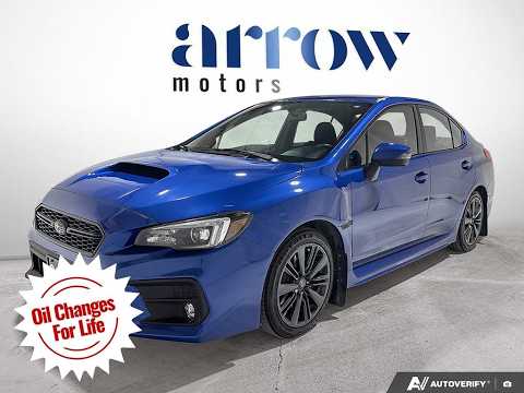 2020 Subaru WRX Sport Manual in Blue for sale at Arrow Motors in Aylmer, ON