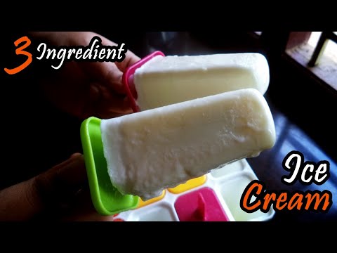 3 Ingredient Ice Cream | Without cream, egg, condensed milk, ice cream machine | Ice Cream from milk