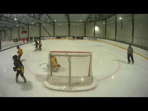 Torjuntakooste, mv Konsta K (10v), KalPa U11 Etelä - SuKiKa U11, pienpeli 3 vs 3, Kuopio 27.2.2021